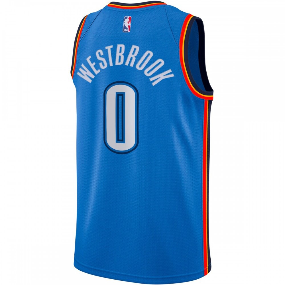 Russell Westbrook Oklahoma City Thunder Swingman Player Jersey - Icon Edition - Blue-Pro Kit Vault | Brand New 26/27 Sports Jerseys